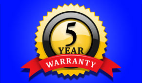 5 year warranty 5 year warranty